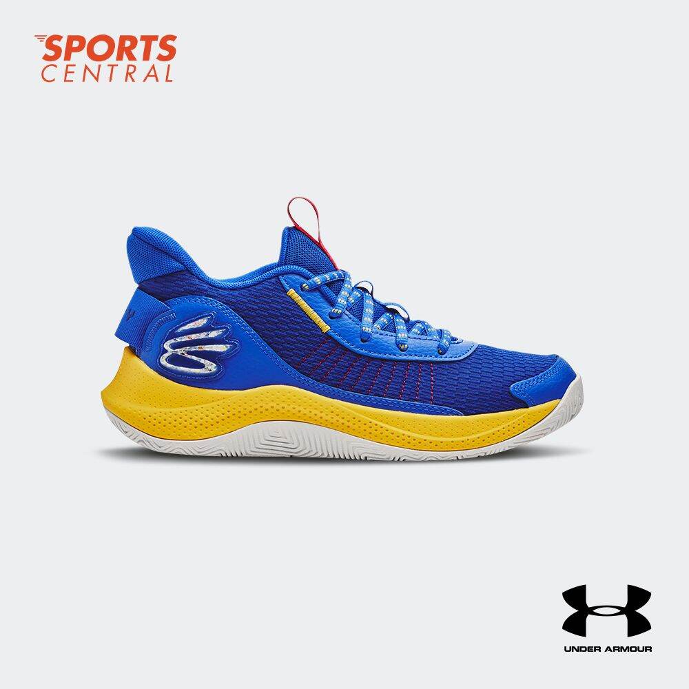 Discount on Sports Central  shoes - SKU: Under Armour Unisex GS CURRY 3Z7 3026623-400 (Royal/Versa Blue/Taxi)