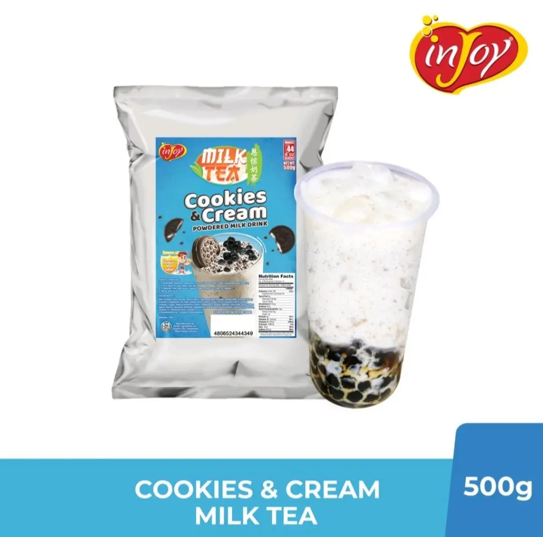 injoy Cookies and Cream Milktea Powder 500g | Instant Powdered Drink