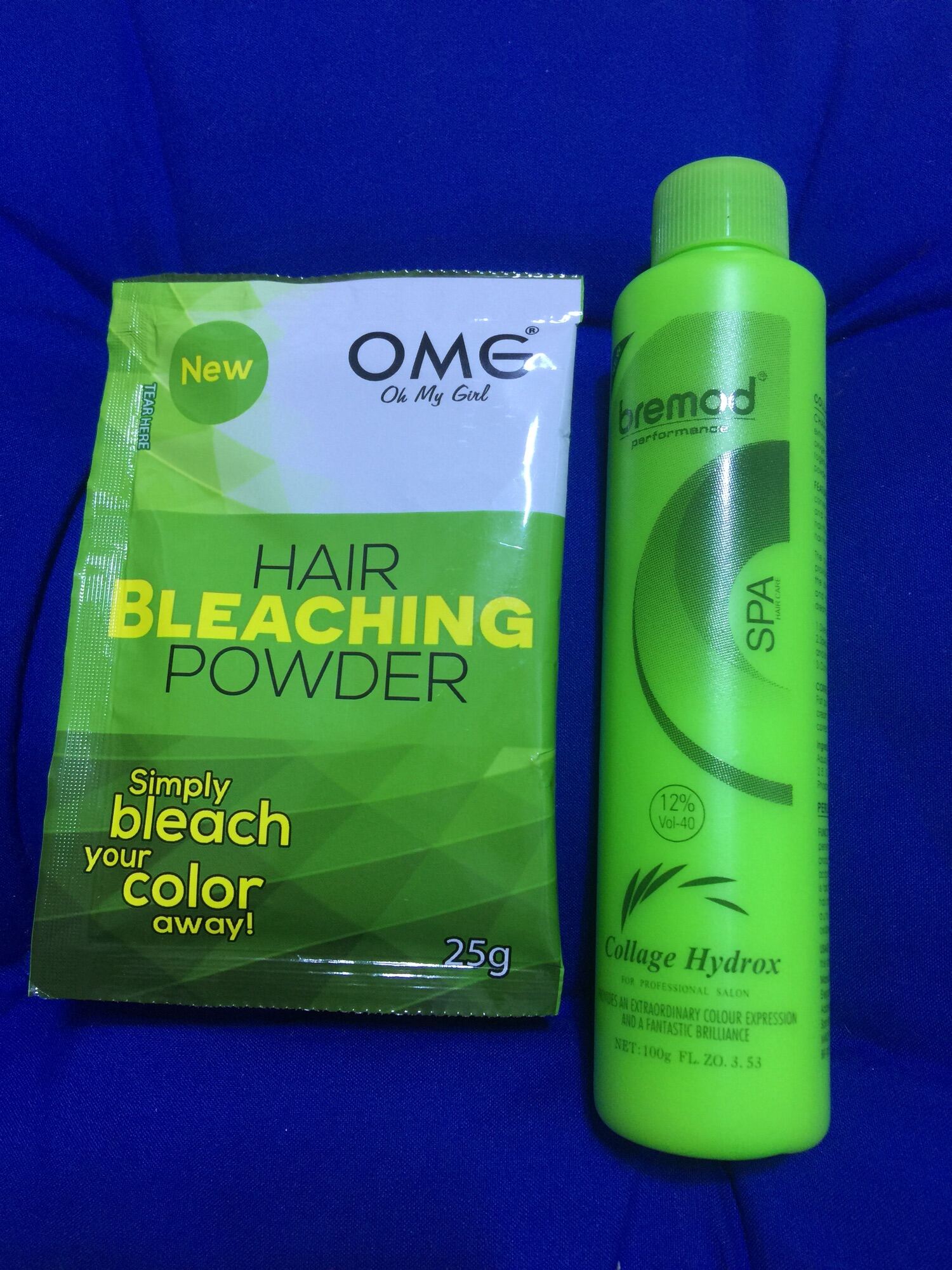 OMG bleaching powder & BREMoD oxidizer set