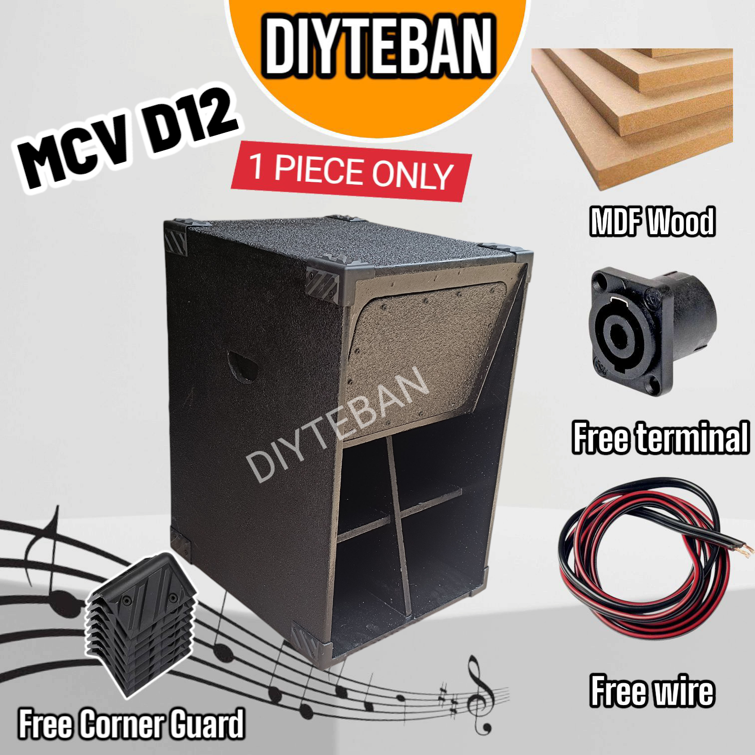 MCV BOX D12 Modified Cerwin Vega Speaker BOX Only with