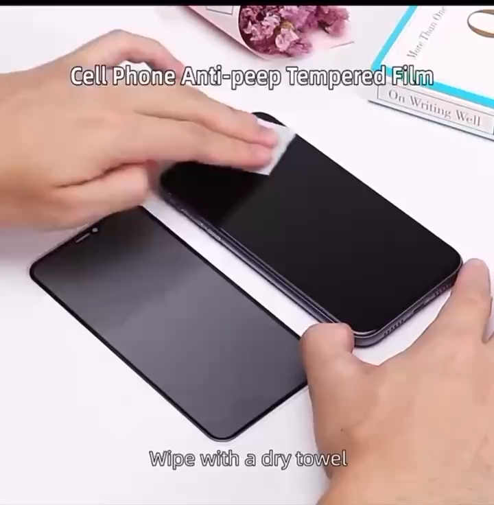 Privacy Protection Tempered Glass Screen Protector ITEL POWER 70 ...