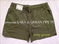 Plus size Printed Sara shorts for women
