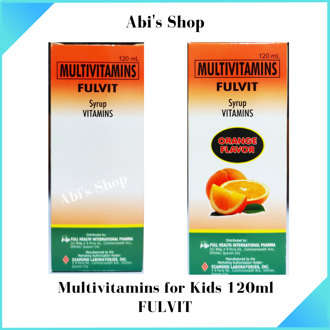 FULVIT Multivitamins for Kids 120ml Expiry February 2024 Lazada PH