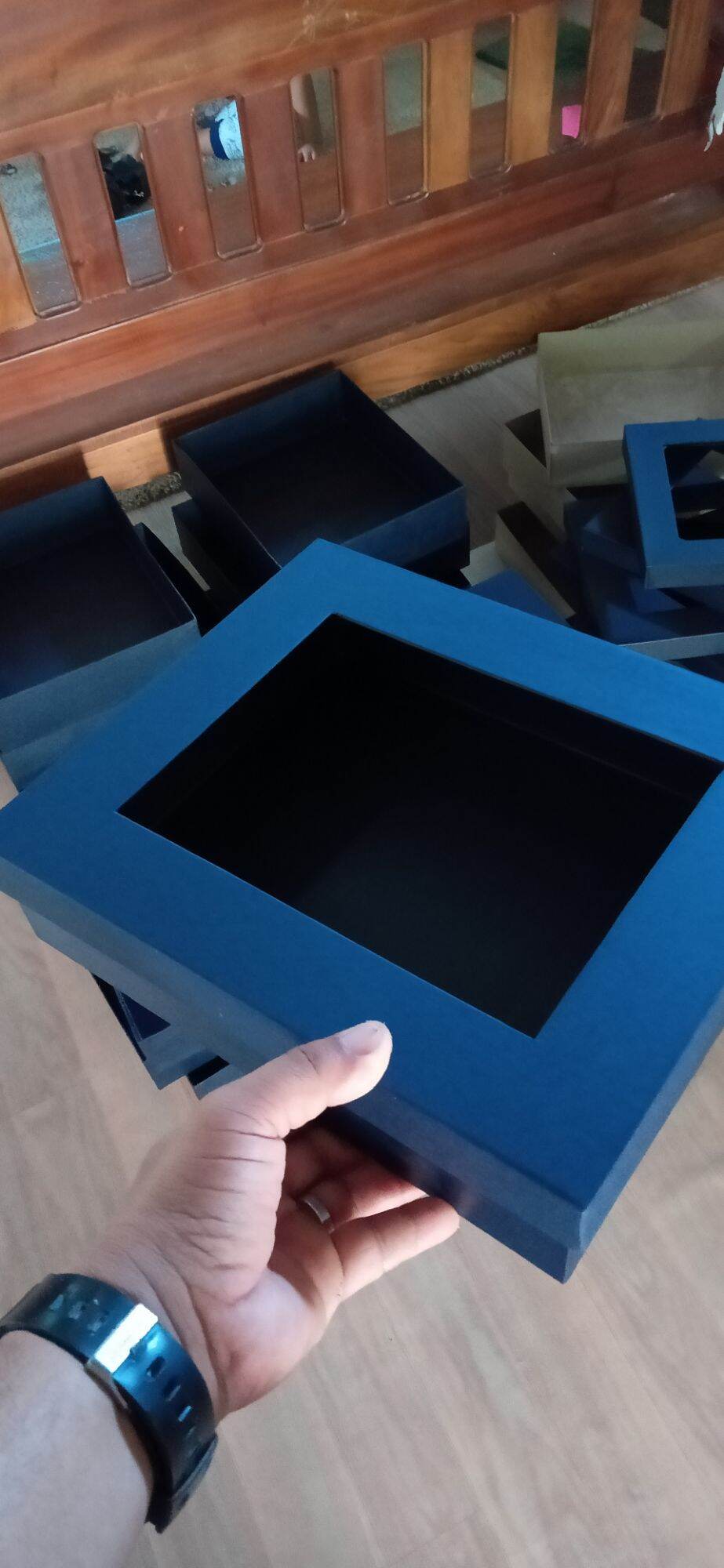 12x10x3 inches rectangle box hard boxes grazing Box w/clear acetate top ...