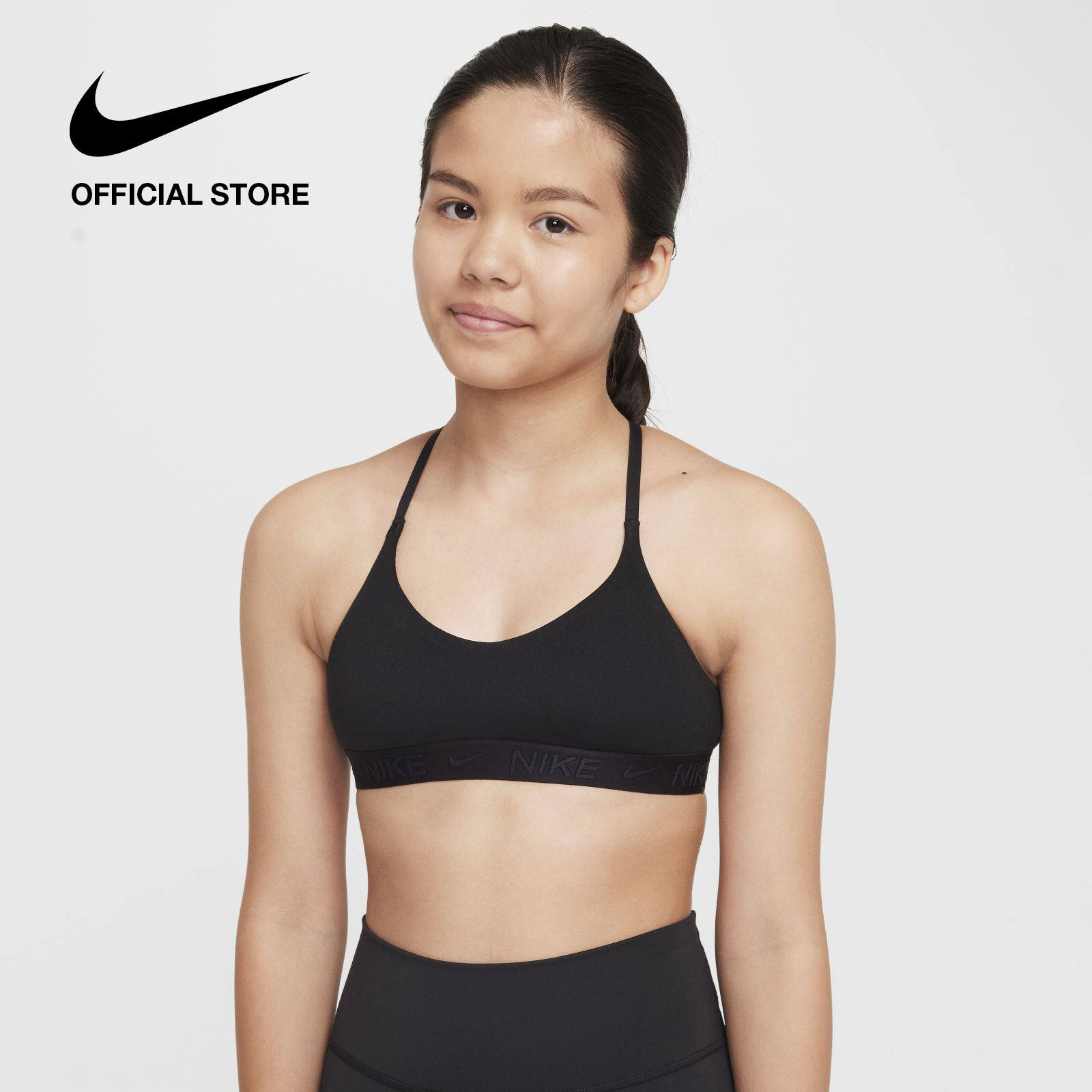 Áo Ngực Thể Thao Nike Kids Indy (Girls) Sports Bra - Black