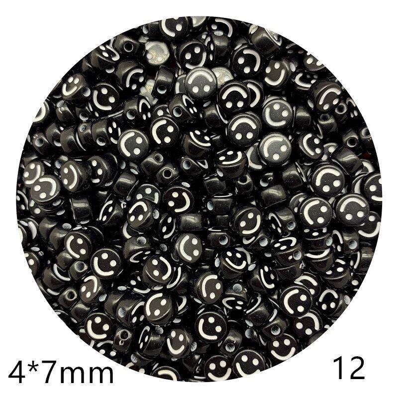6mm Smiley Beads use for DIY accessories 100pcs