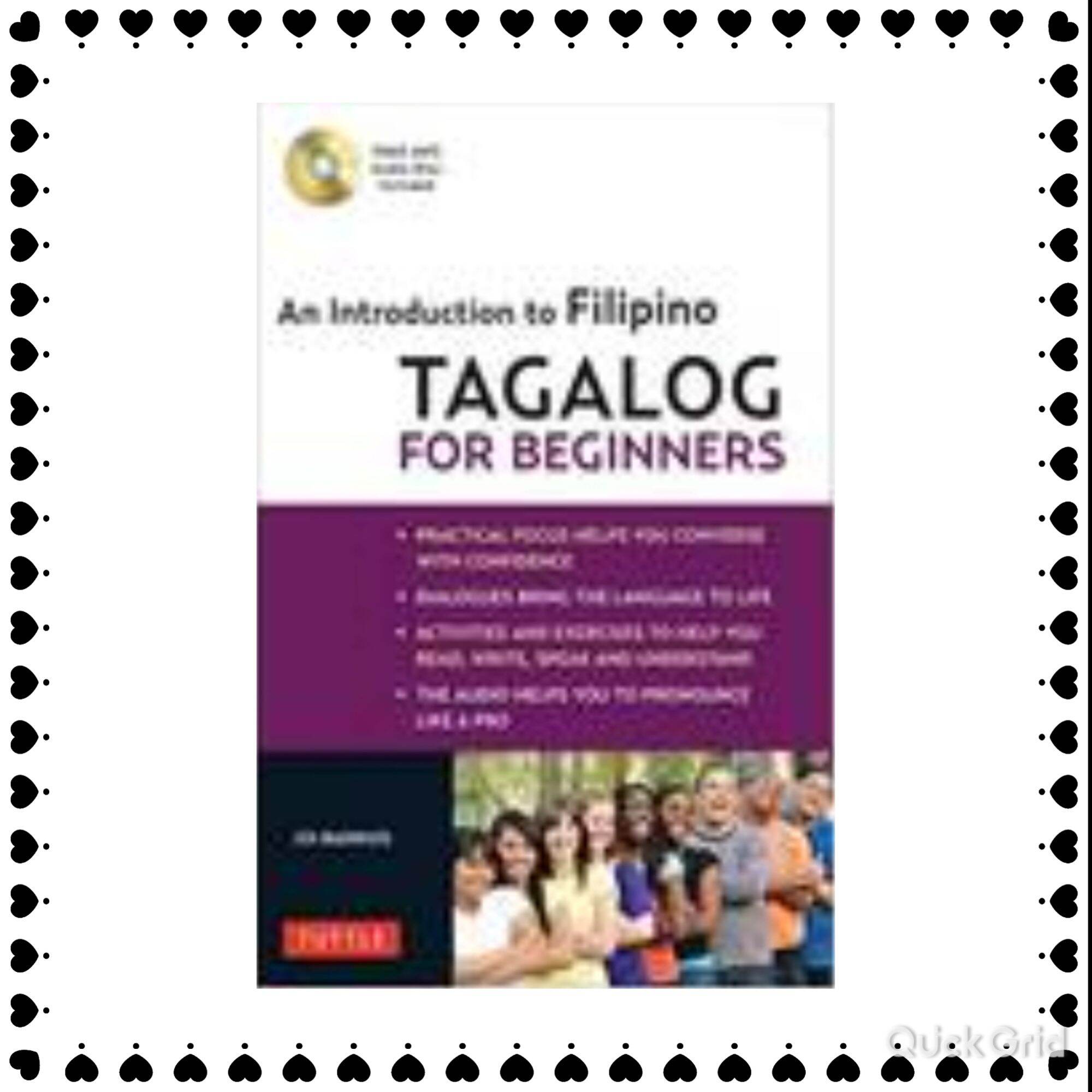 An Introduction to Filipino TAGALOG FOR BEGINNERS | Lazada PH