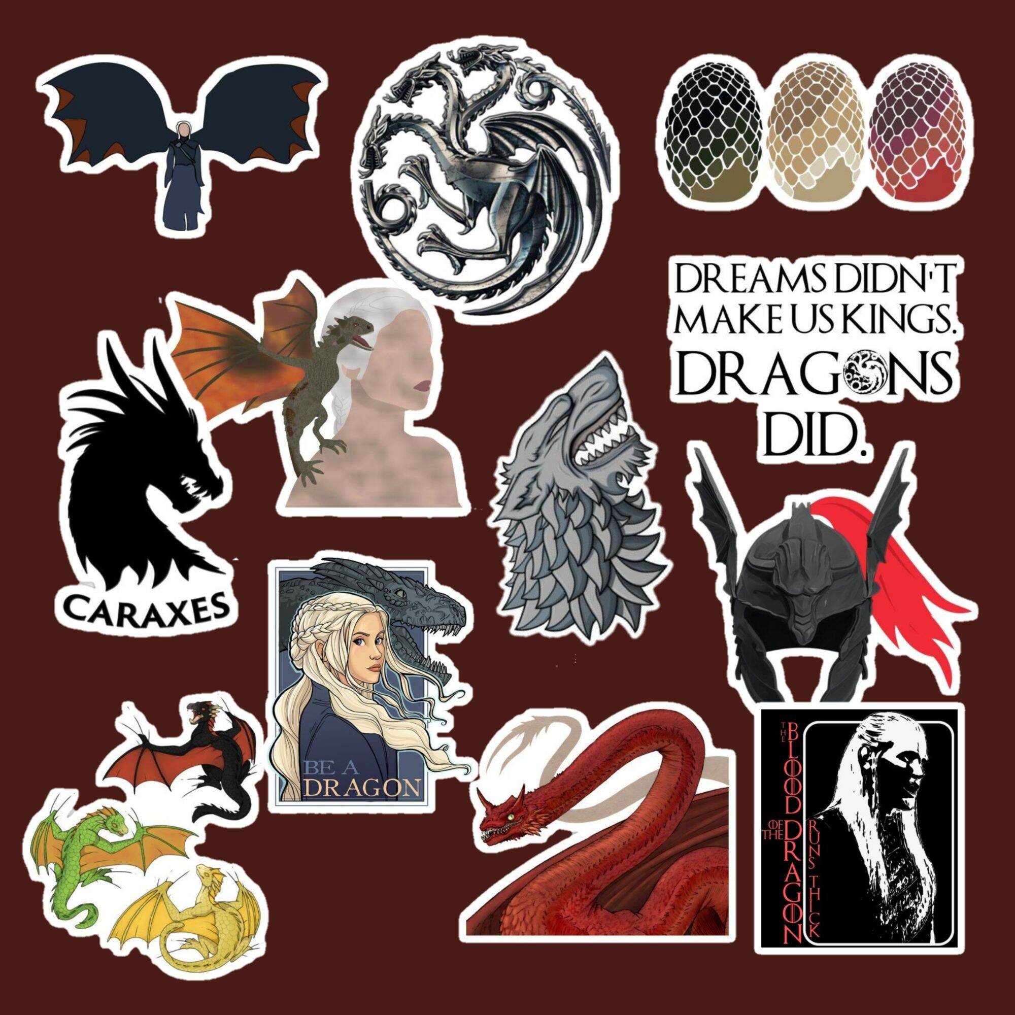 Game Of Thrones Stickers | Vinyl Matte Laminated Waterproof and ...