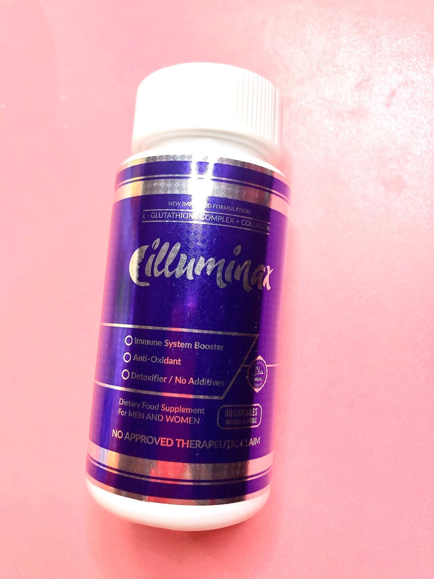 ILLUMINAX L- Glutathione Complex + Collagen 1000mg/capsule | Lazada PH
