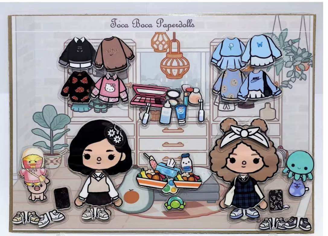 TOCA BOCA PAPERDOLLS LAMINATED