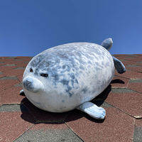 GUAIBUDIAN | Soft Sealshaped Sleeping Stuffed Toy Adorable and Therapeutic