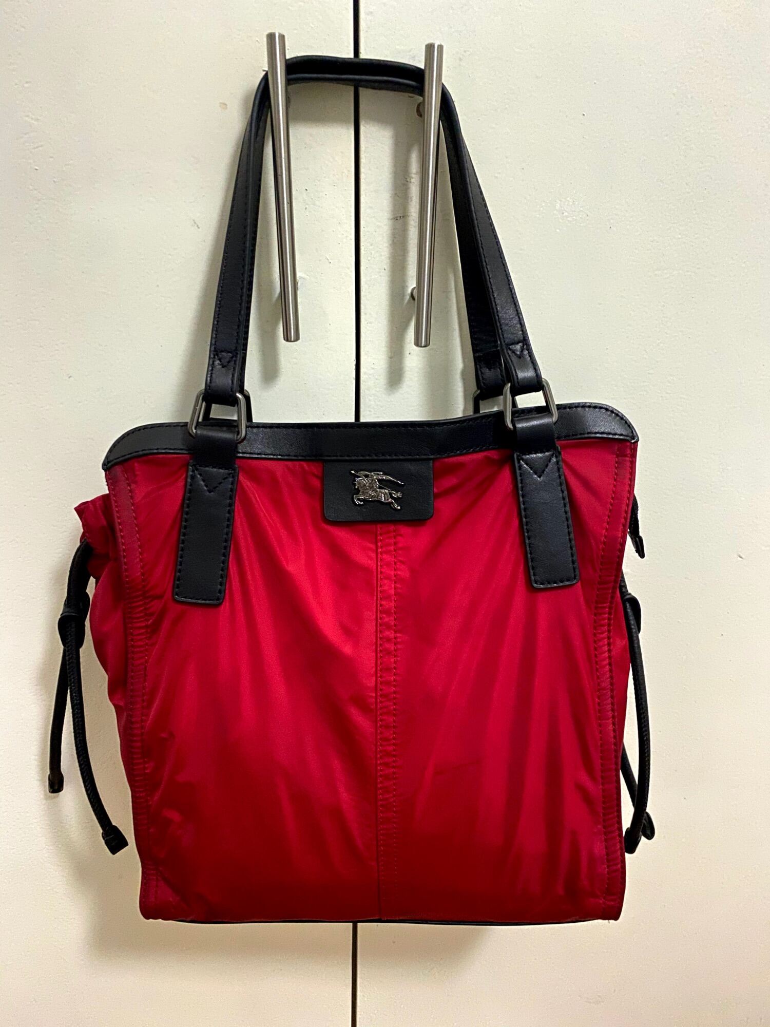 Burberry packable nylon outlet tote