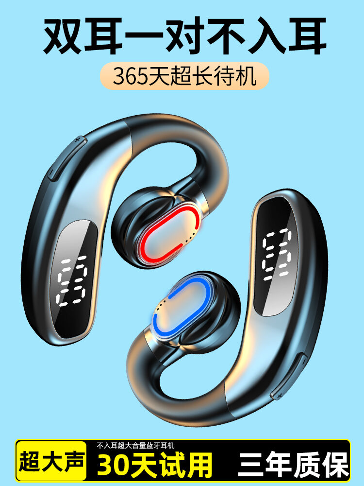 Long-Lasting Battery Wireless Open-Design Non-In-Ear Bluetooth Earphones Premium Over-Ear Style Support Music And Calls Presyo 2,353 Piso*Libreng Shipping