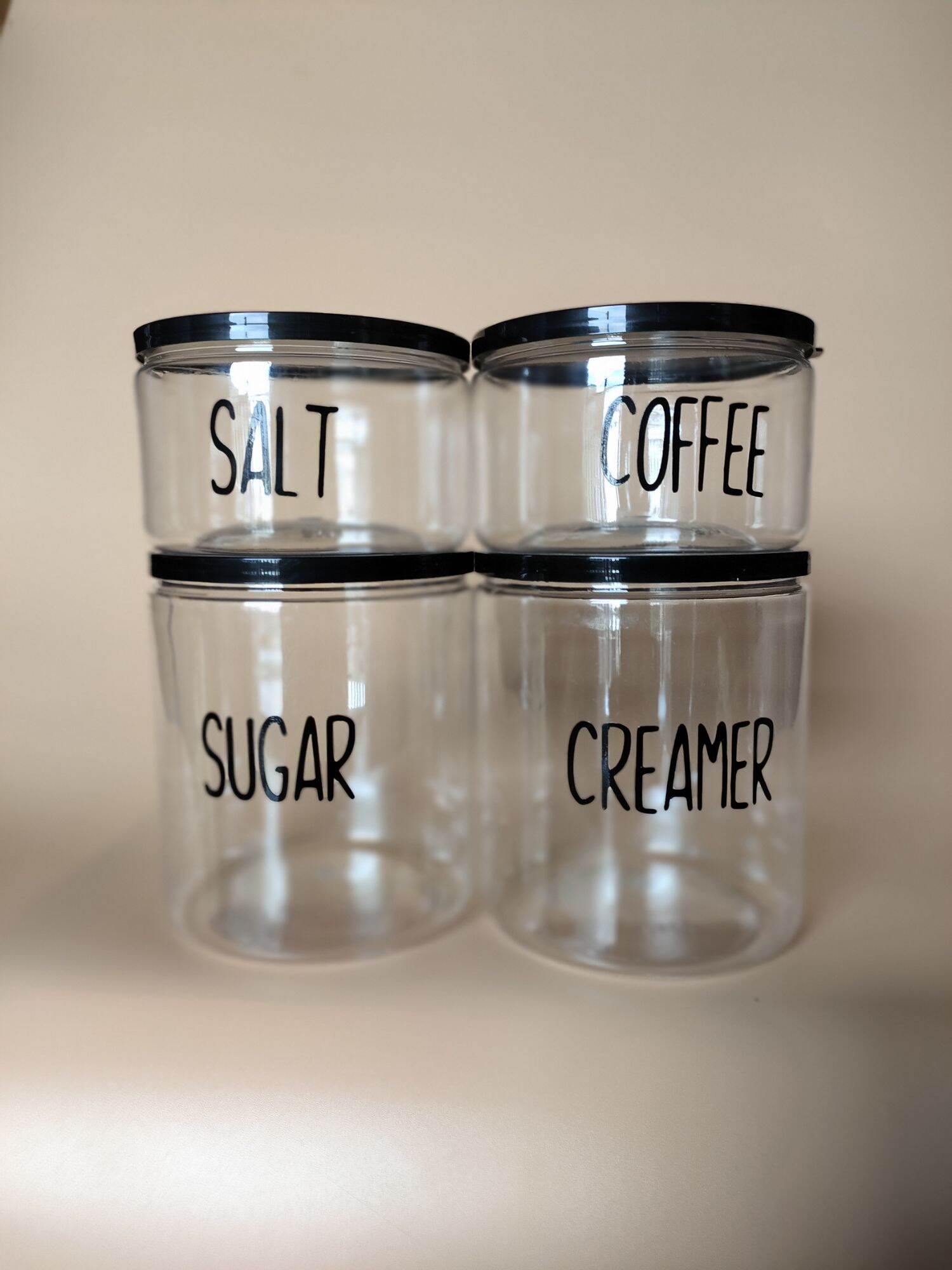 Personalized Cookie Jar (with Vinyl Decal Label) - 1PC ONLY