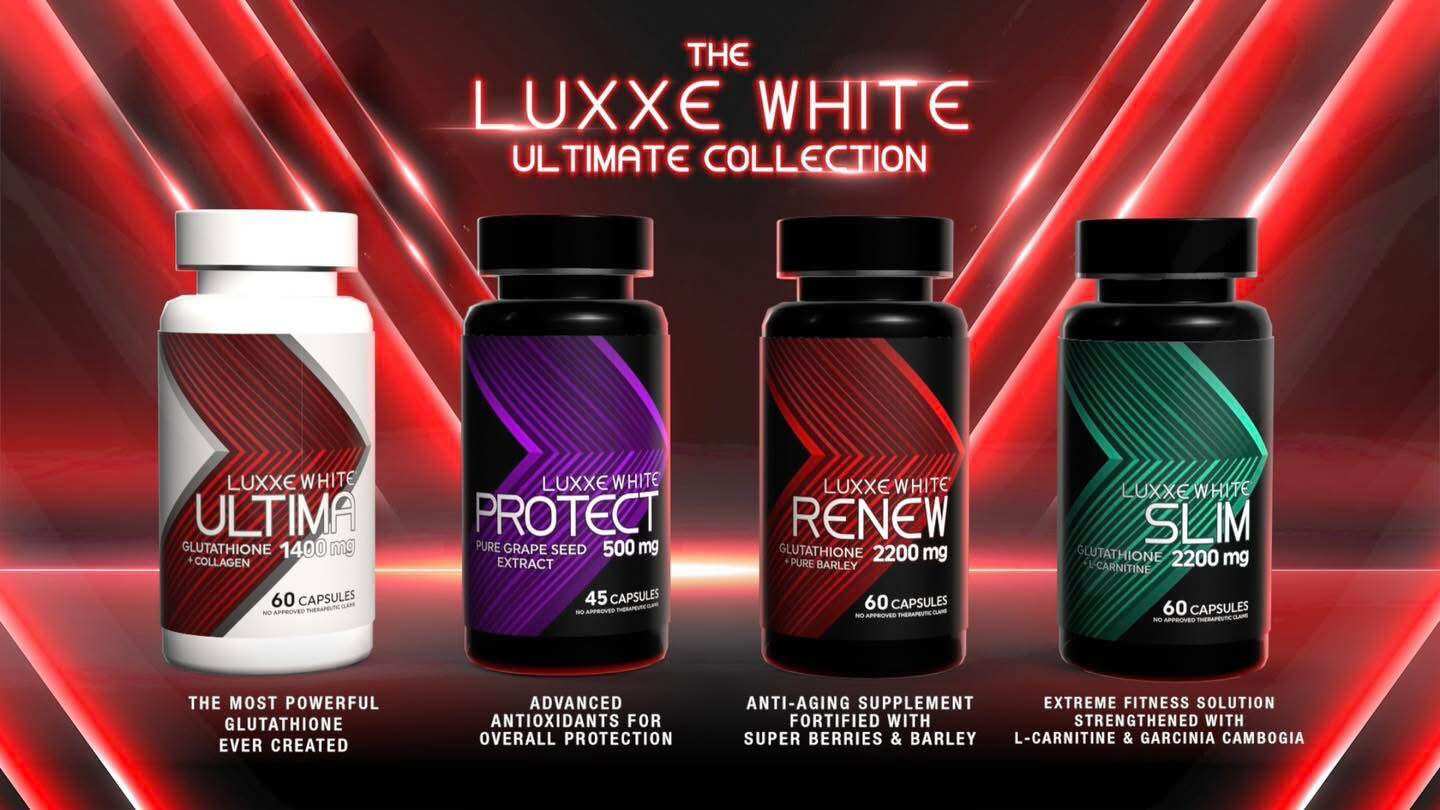 luxxe glutathione price in uae WHITE ULTIMA ORIGINAL AND LUXXE PROTECT COMBO SET ,Frontrow glutathione, NEW luxxe white ultima , luxxe protect Luxxe White Ultima + Collagen 1400mg Supplement with Oral Sunblock Flavor - Size:Vanilla Individual Single Pack كريم لتحسين ملمس البشرة Buy GHK-Cu 100mg (Copper