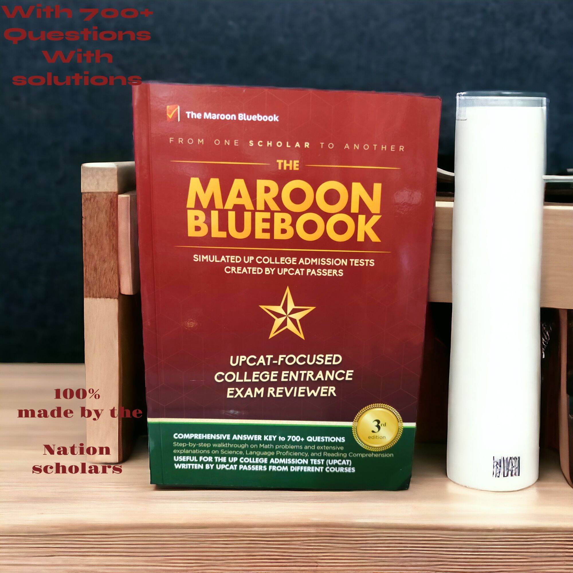 The Maroon Bluebook 3rd Edition Updated Upcat 2024 Lazada Ph 1912