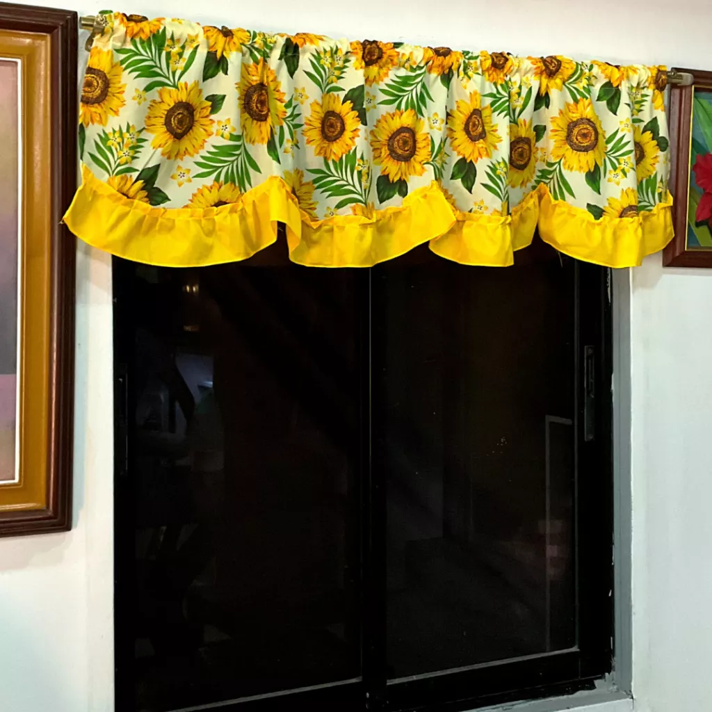 School Door Valance Curtain Sunflower Window Curtains For Kitchen Classroom Doors Lazada Ph