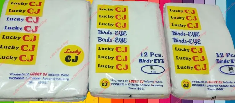 Lucky CJ Lampin Size XL |• Birds Eye |• 6 pcs, 12 pcs