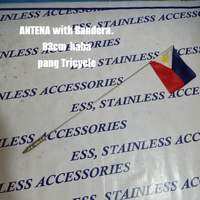 Antena With Bandera....2 1/2  feet...Haba  pang Trycycle