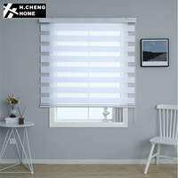 MILVIDAS Korean Venice Double-Layer Roller Shades Minimalist Roller Shades Waterproof & Oil-Resistant Kitchen Living Room Office Home Bathroom Roller Shades for Home Decor 60/70/80/90/100/110/120/130/140/150/160/170/180CM×160CM