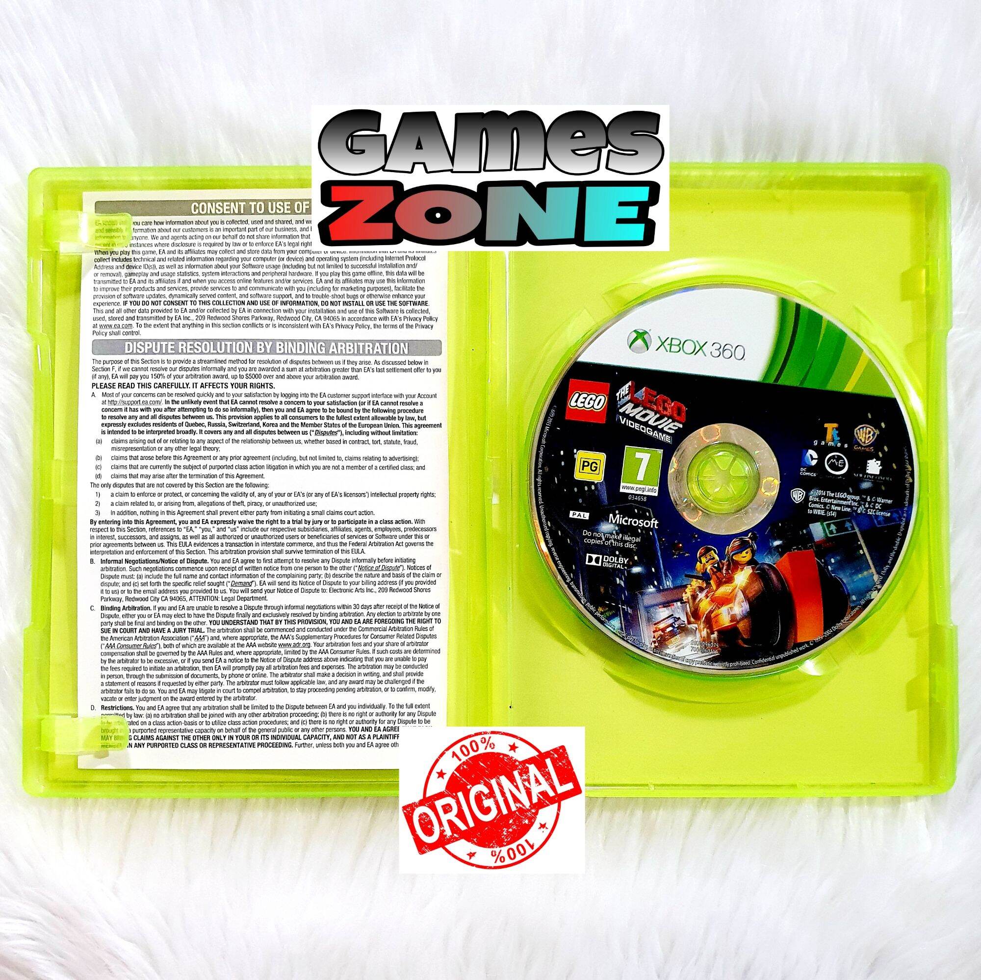 Xbox 360 Game Lego The Movie Video Game (with freebie). 