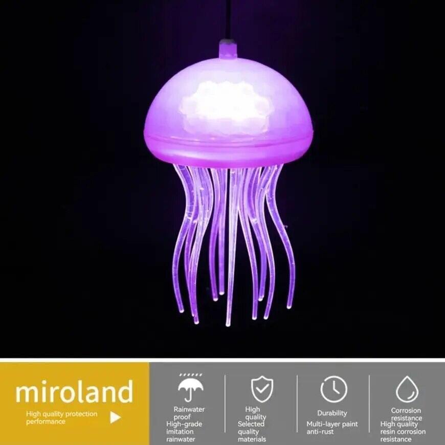 LED Ocean Jellyfish Lights Christmas Tree Jellyfish String Lights Night Lights Colorful Hanging Tree, Fantasy Jellyfish Lights. 