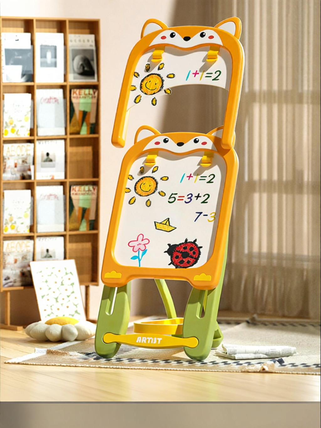YISBRO | Magnetic Dual-sided Erasable Writing and Drawing Board
