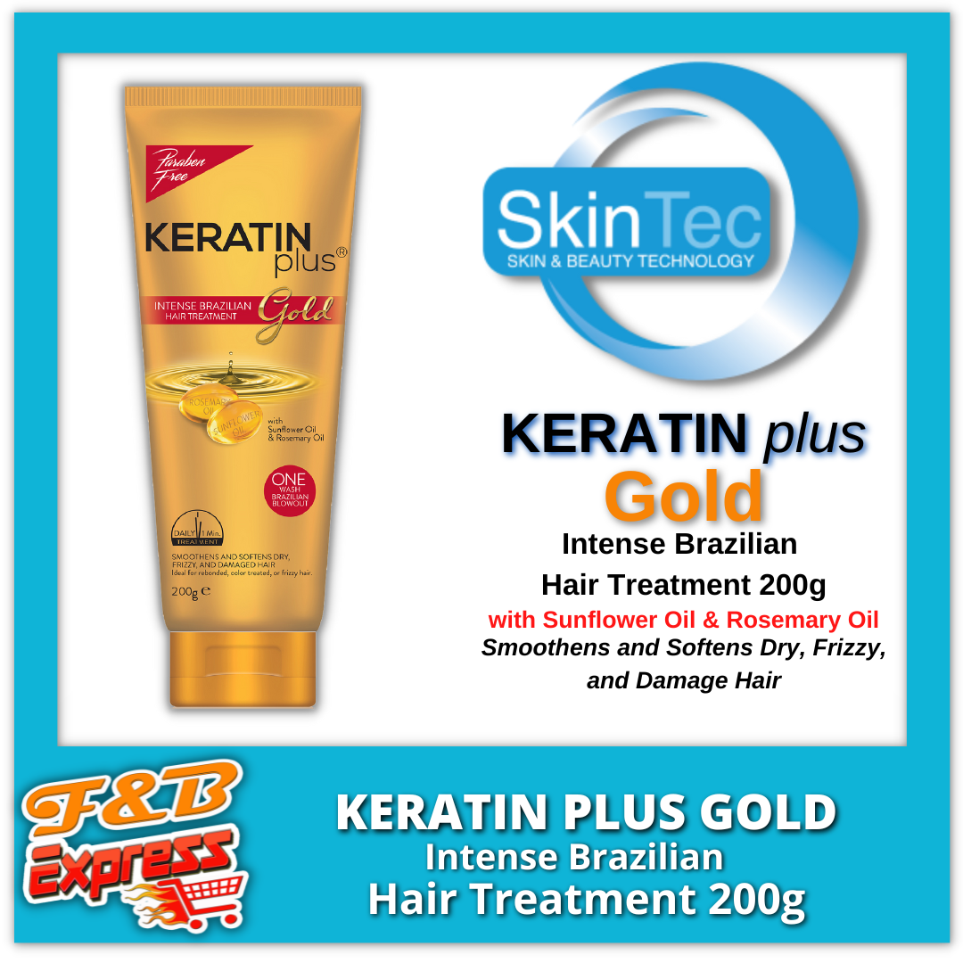 Keratin Plus Gold Brazilian Hair Treatment 200g x 1pc