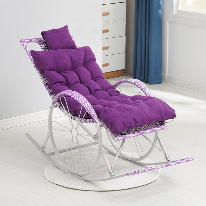 Rocking Chair Recliner for Adults Household Rattan Chair Elderly's Rocking Chair for Living Room