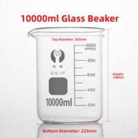 OUSHIDUN | Graduated Small Glass Beaker for Laboratory