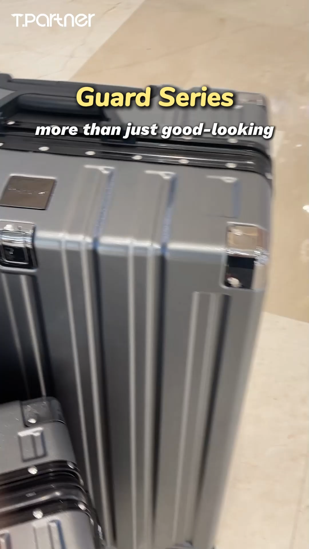 T.Partner [Load Bearing] GUARD SERIES Aluminium Frame Travel Luggage ...