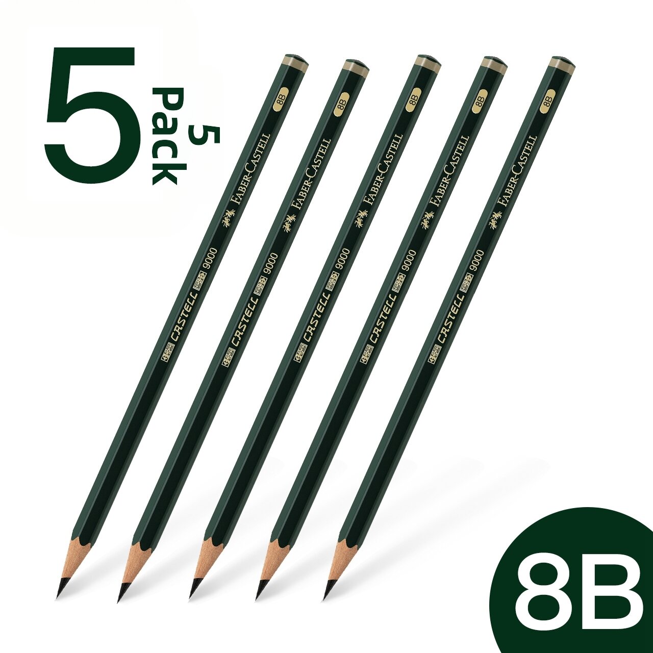 Faber-Castell | Professional Sketching Pencil 2H 4B 6B 8B HB