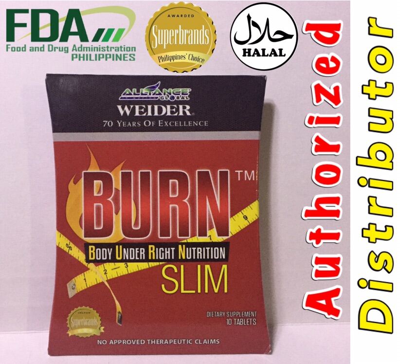 Burn Slim 10 Tablets 100 Original Aim Global Products International