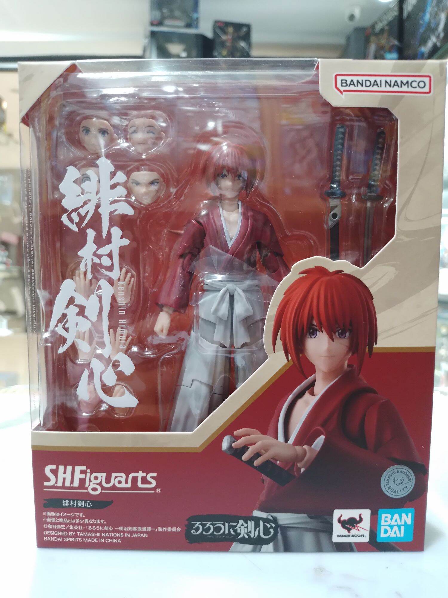 Sh Figuarts Kenshin Himura -Rurouni Kenshin: Meiji Swordsman Romantic Story Figurine Articulee Bandai Tamashii Nations