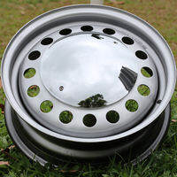 Retro Mirror Hubcap 22cm