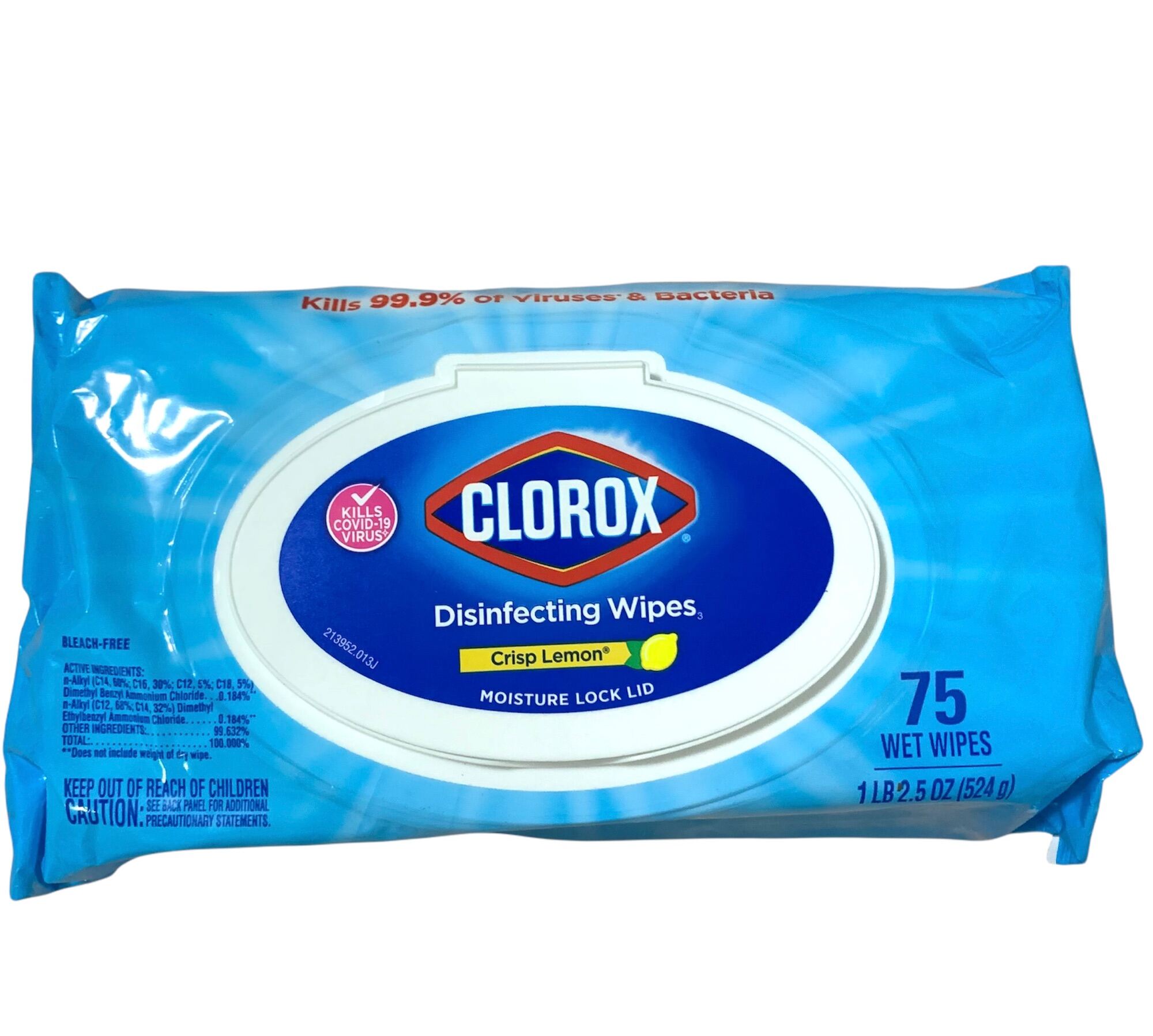 Clorox Disinfecting Wipes, Crisp Lemon - 1 Soft Pack - 75 Wipes | Lazada PH