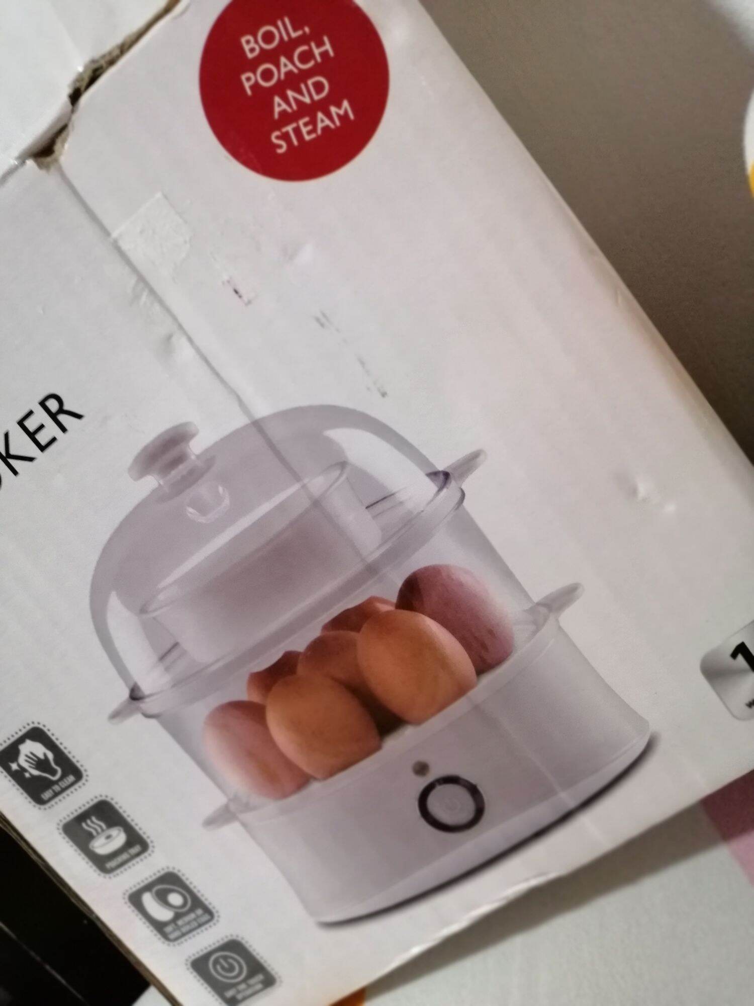 AMBIANO EGG COOKER, BOIL, POACH AND STEAM