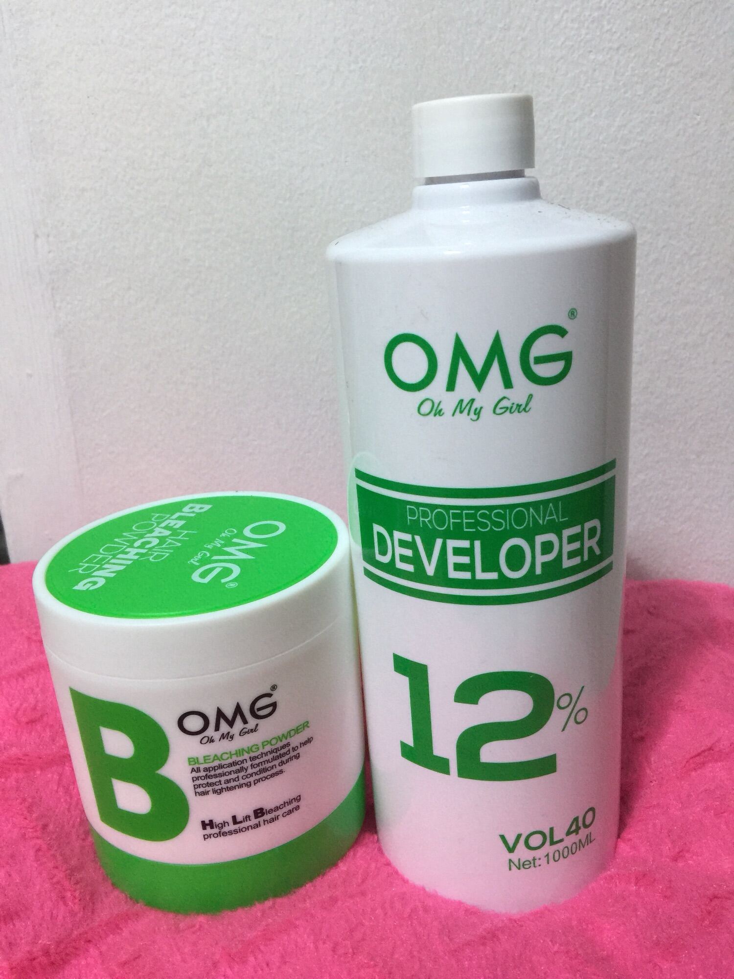 OMG bleaching powder 500g and Oxidizer 1000 ml set Lazada PH