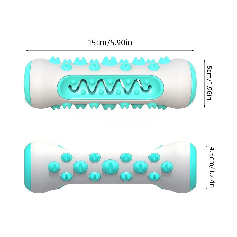 Dog Toy Teething Stick Chewable Teeth Cleaning Bones Dog Toothbrush TPR Safe Puppy Dental Care Cleaning Toys Supplies. 
