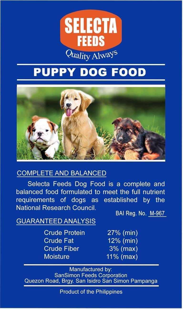 Selecta Feeds Puppy Dog Food 8Kg! Lazada PH
