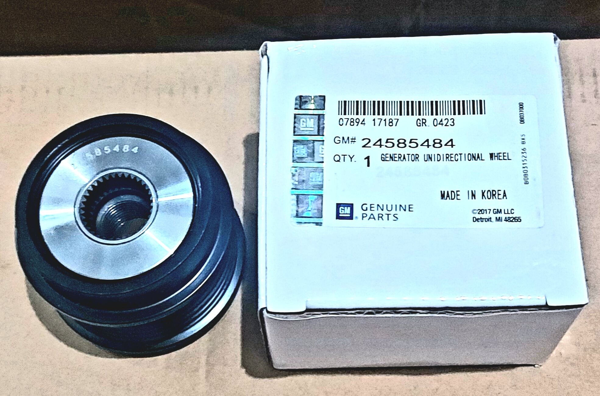 ALTERNATO PULLEY CHEVROLET TRAILBLAZER COLORADO ALTERNATOR CLUCHT