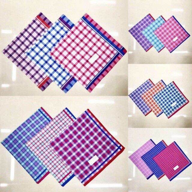 Random Design Handkerchief Pack for Women (6pcs or 12pcs)