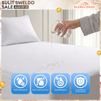 Waterproof Mattress Protector Only Globalinens - Waterproof Mattress Protector Gartered Full Top and Bottom