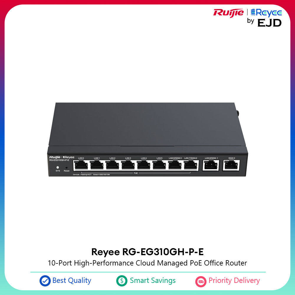 Reyee EG300 Series Cloud Managed Router | Ruijie Networks by EJD ...