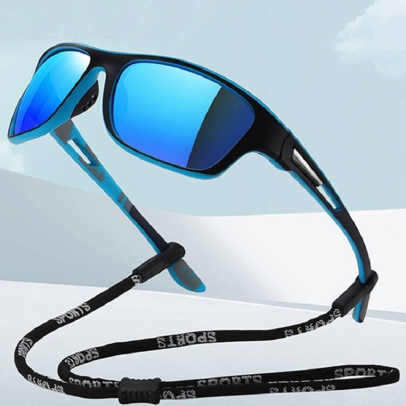 Scvcn Fishing Sunglasses Square Polarized UV400 Fishing Glasses For Men  Women Driving Golf Running Cycling Glasses Eyewear