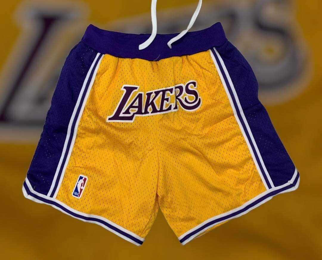 Just Don Lakers Shorts, Men's Fashion, Bottoms, Shorts on Carousell