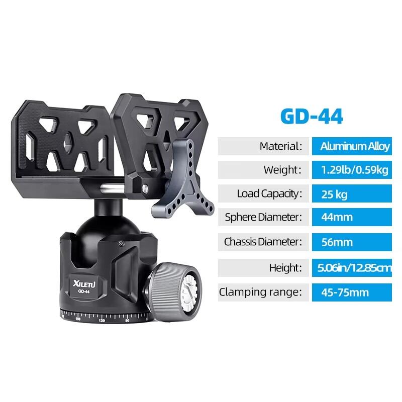 Metal large ball diameter spherical fixture support frame, tripod accessories, suitable for outdoor hunting and rifle shooting Presyo 3,416 Piso*Libreng Shipping