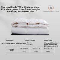 SNOWMAN | Warming Goose Down Quilt Filler 95% White Duck Down