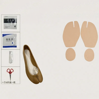Anti-Chafing Anti-Slip Split-Toe Shoe Insoles for Ballet Flats