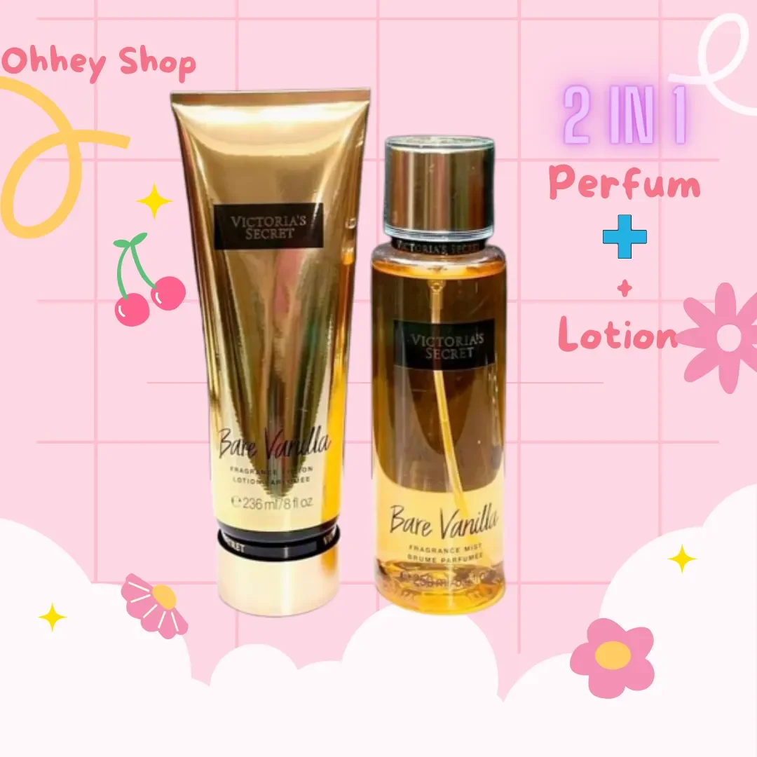 2 in 1 Combo Bare Vanilla Perfume & Lotion 250ml